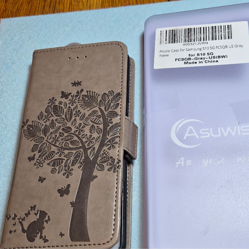 AS YOU WISH PHONE CASE FOR SAMSUNG GALAXY S 10 CATS Magnetic Clasp Closure NEW